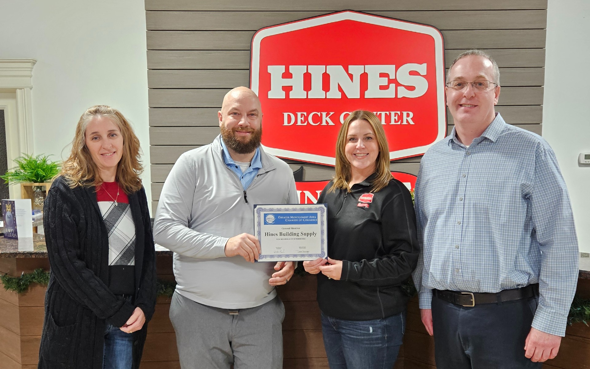 Welcome New Chamber Member Hines Building Supply!