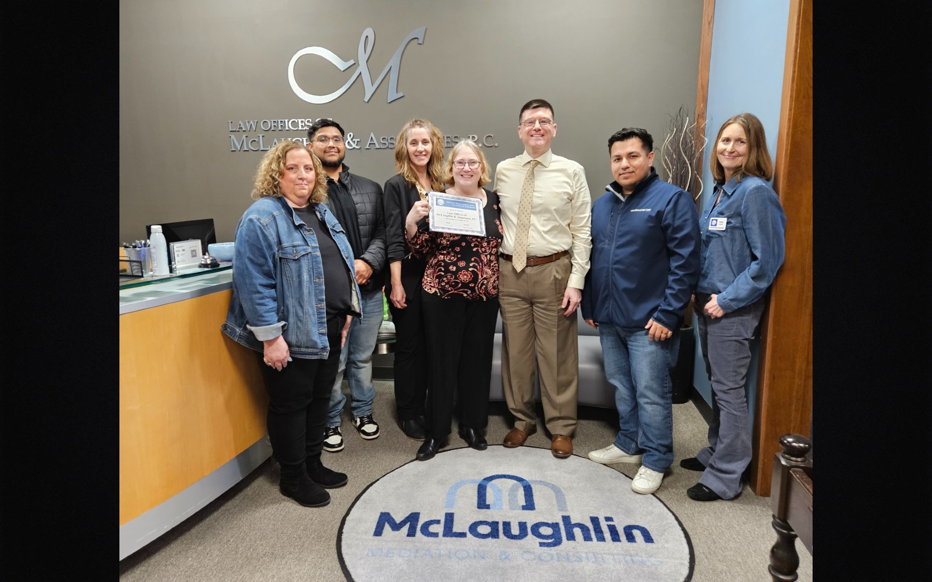 Welcome new chamber member Law Offices of McLaughlin and Associates!