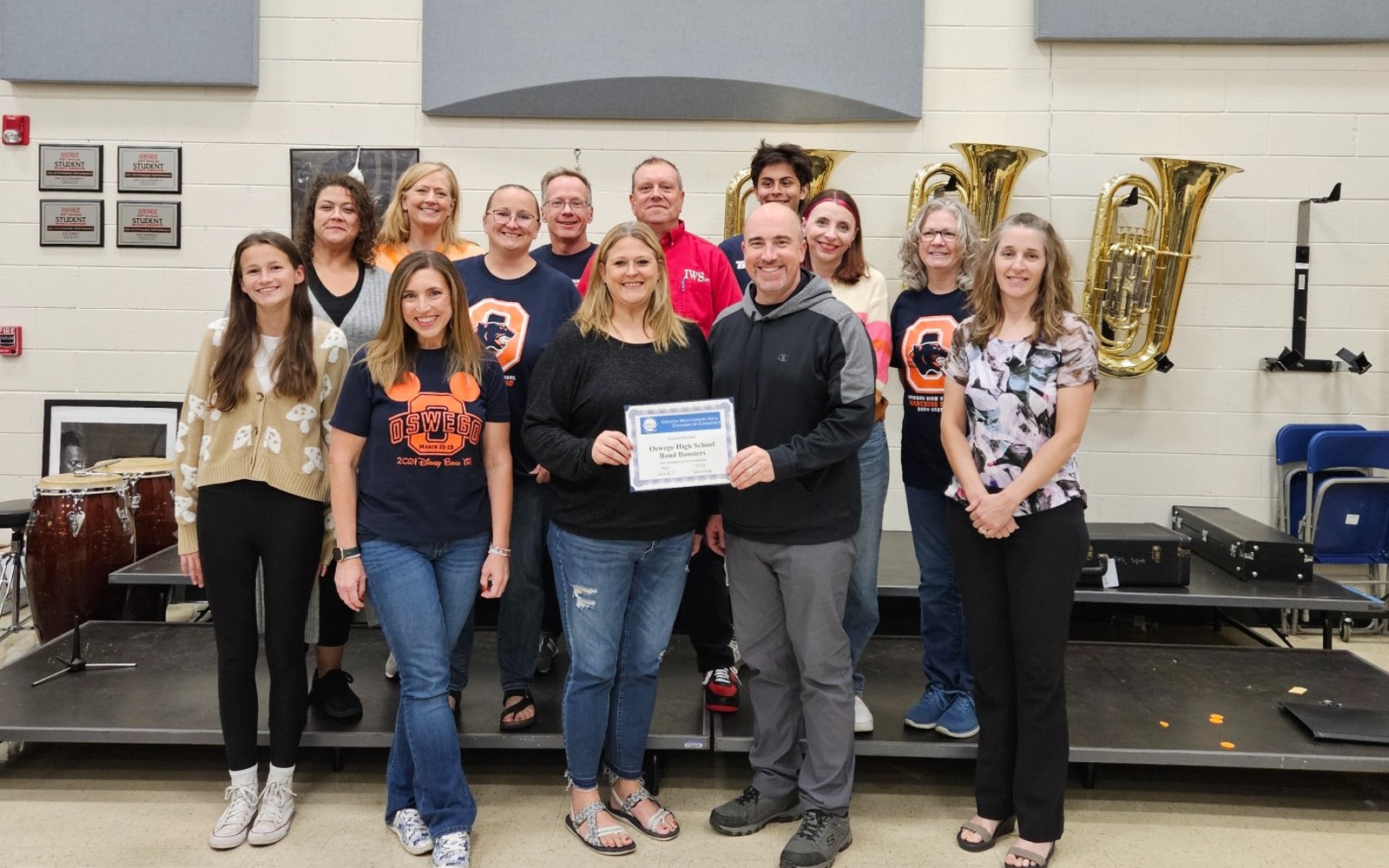 Welcome New Chamber Member Oswego High School Band Boosters!