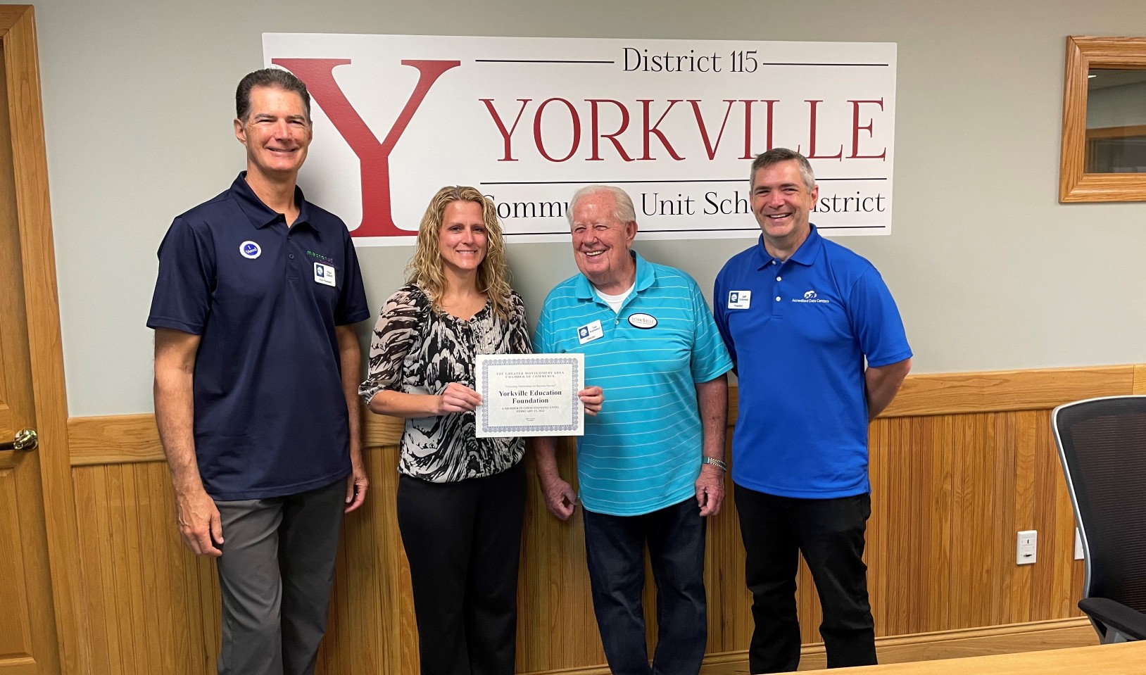 Welcome New Chamber Member Yorkville Education Foundation!